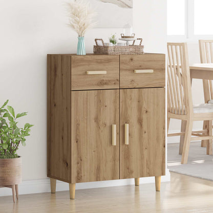 vidaXL Sideboard Artisan oak 34 x 69.5 x 89 cm Engineered Wood 1