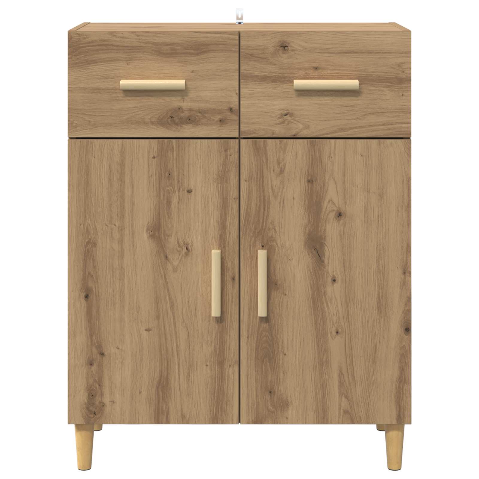vidaXL Sideboard Artisan oak 34 x 69.5 x 89 cm Engineered Wood 6
