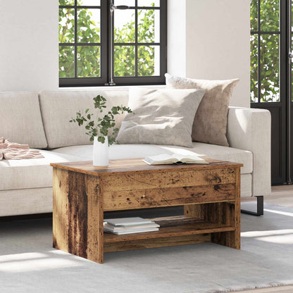 vidaXL Coffee Table Old Wood 80 x 50.5 x 41.5 cm Engineered Wood 1