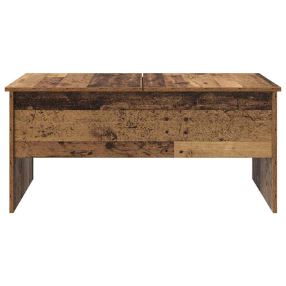 vidaXL Coffee Table Old Wood 102 x 50.5 x 46.5 cm Engineered Wood 6