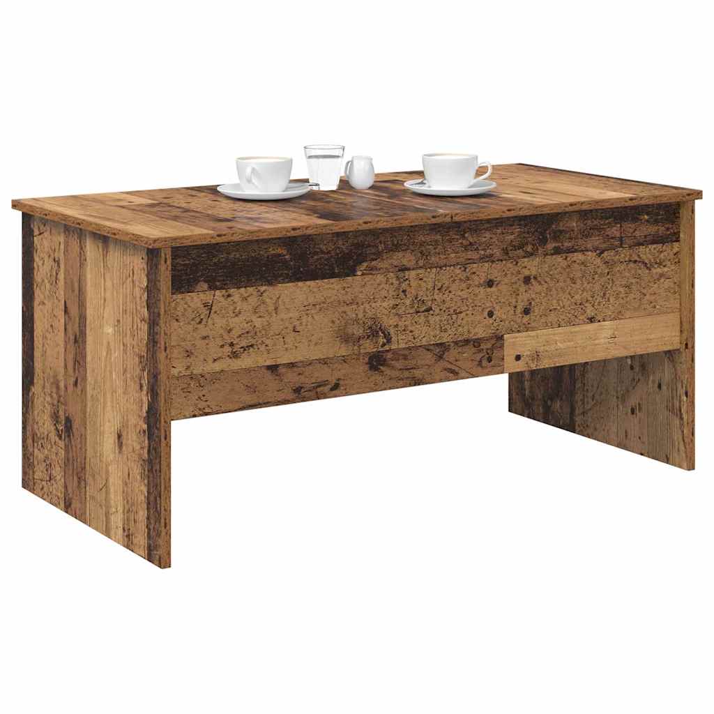 vidaXL Coffee Table Old Wood 102 x 50.5 x 46.5 cm Engineered Wood 3