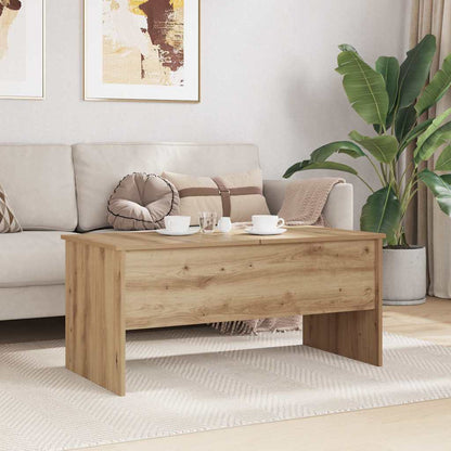 vidaXL Coffee Table Artisan Oak 102 x 50.5 x 46.5 cm Engineered Wood 4