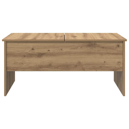 vidaXL Coffee Table Artisan Oak 102 x 50.5 x 46.5 cm Engineered Wood 6
