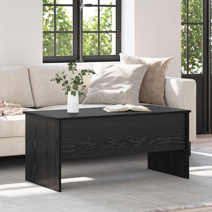 vidaXL Coffee Table Black Oak 102 x 50.5 x 46.5 cm Engineered Wood 1