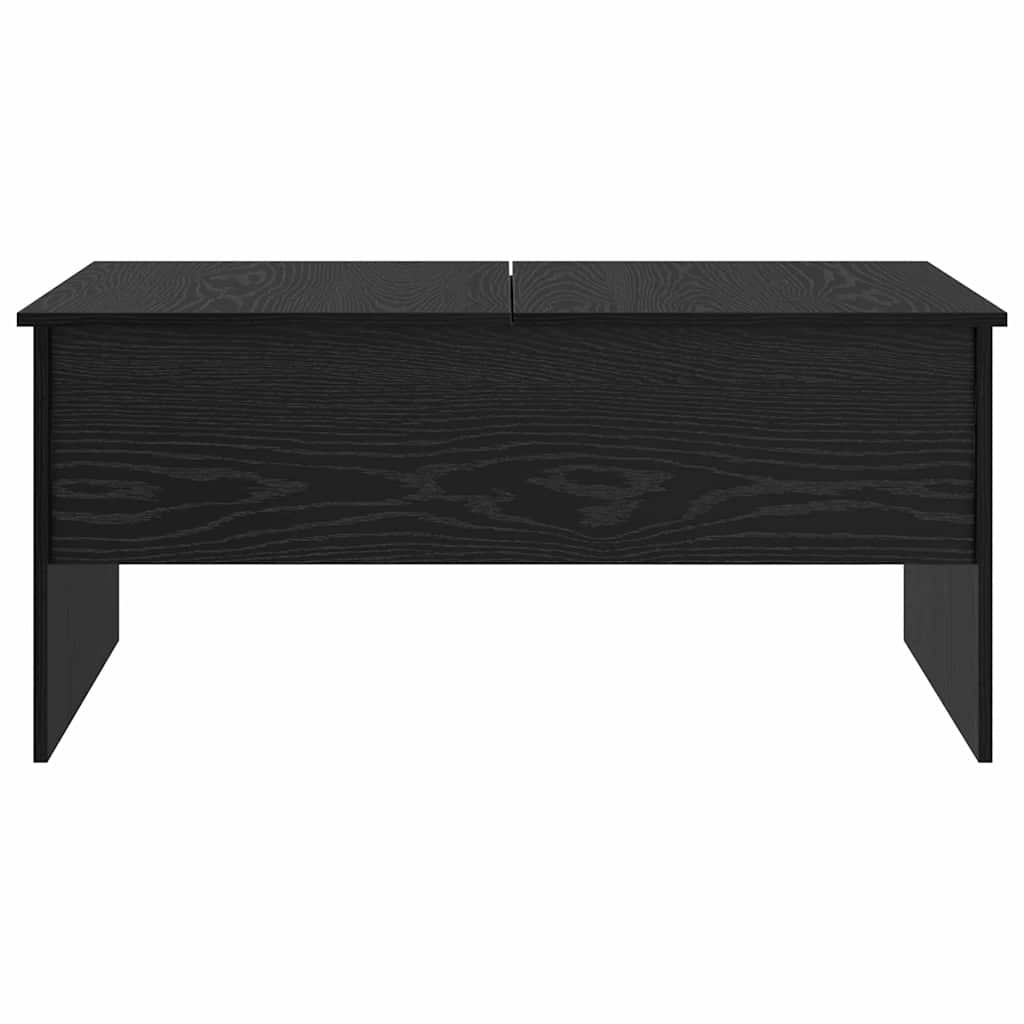 vidaXL Coffee Table Black Oak 102 x 50.5 x 46.5 cm Engineered Wood 6