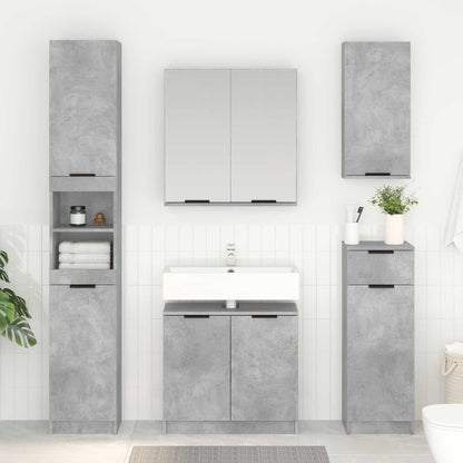 vidaXL Bathroom Cabinet 64.5x33.5x59 cm Engineered Wood