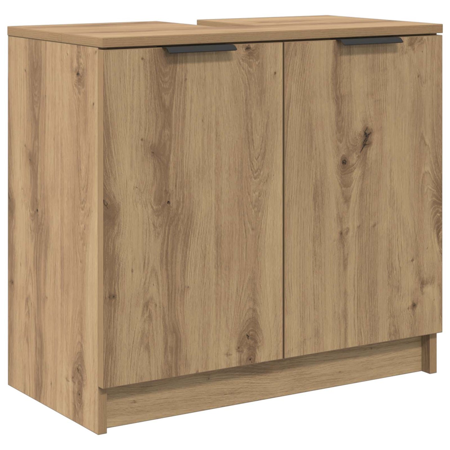 vidaXL Bathroom Cabinet Artisan Oak 64.5 x 33.5 x 59 cm 2