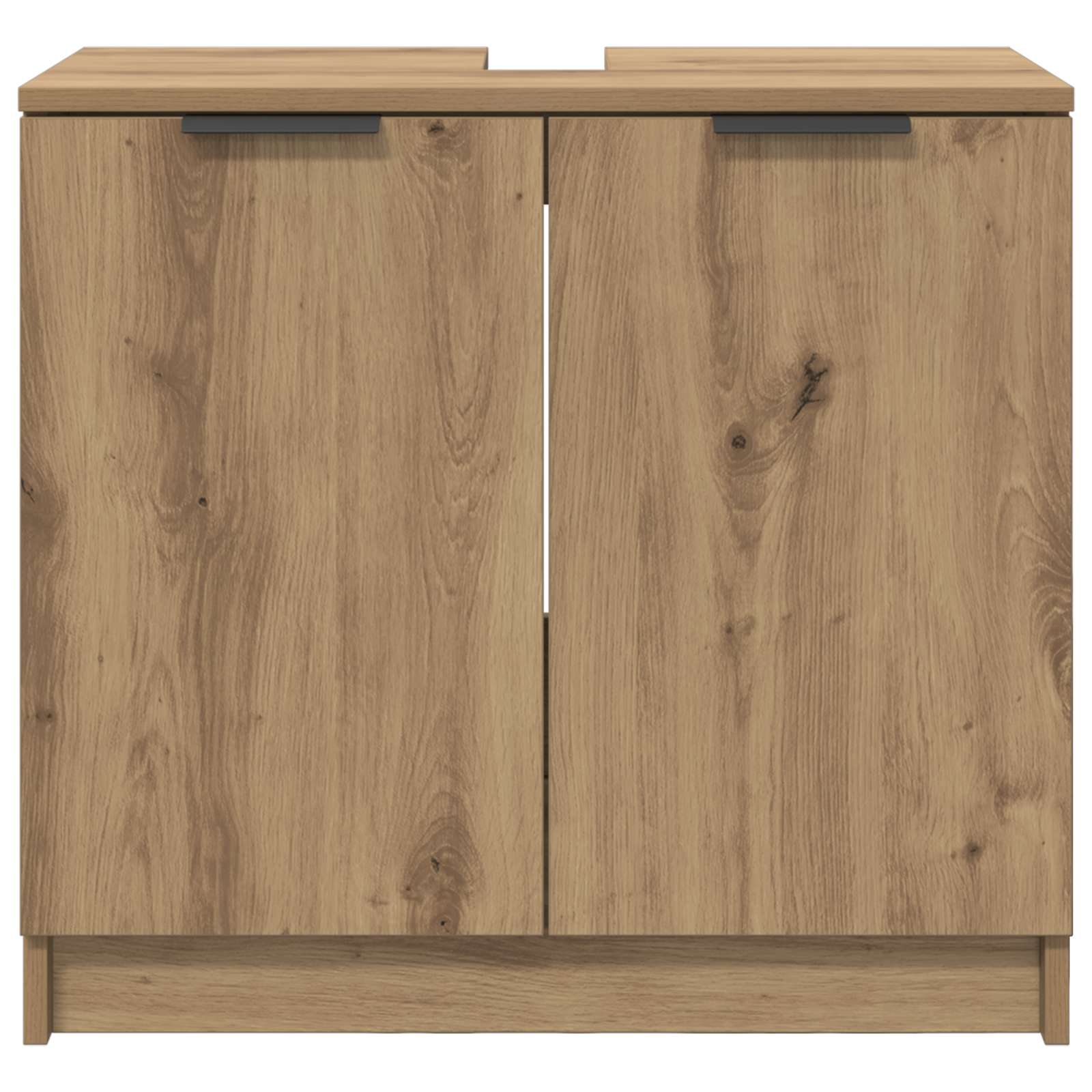 vidaXL Bathroom Cabinet Artisan Oak 64.5 x 33.5 x 59 cm 6