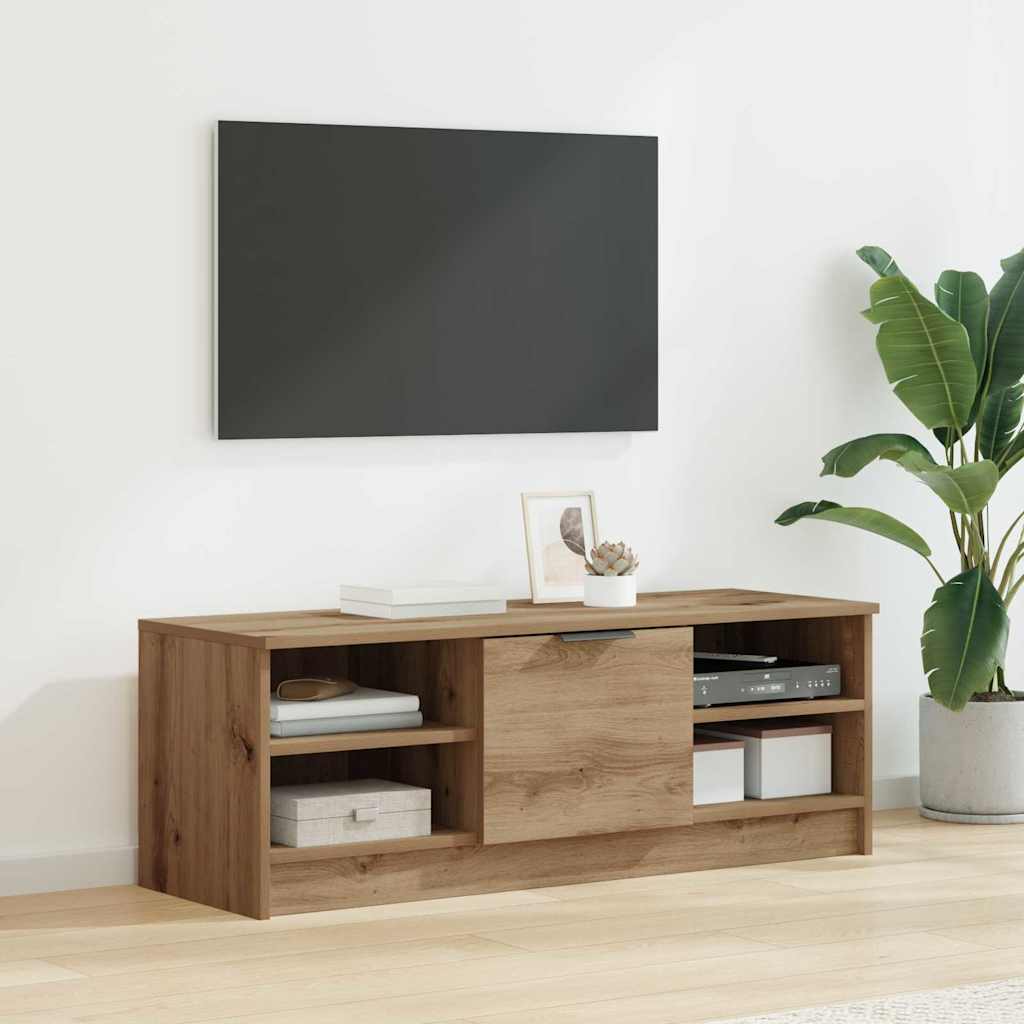 vidaXL TV Cabinet 102 x 35 x 36.5 cm Artisan Oak Engineered Wood 1