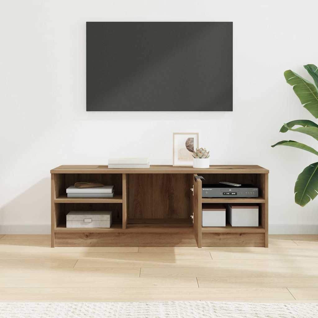 vidaXL TV Cabinet 102 x 35 x 36.5 cm Artisan Oak Engineered Wood 4