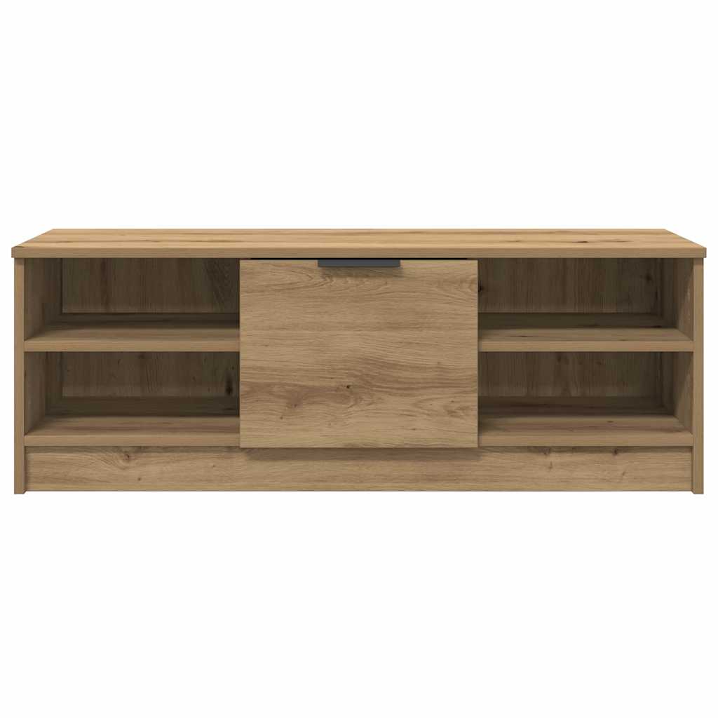 vidaXL TV Cabinet 102 x 35 x 36.5 cm Artisan Oak Engineered Wood 6