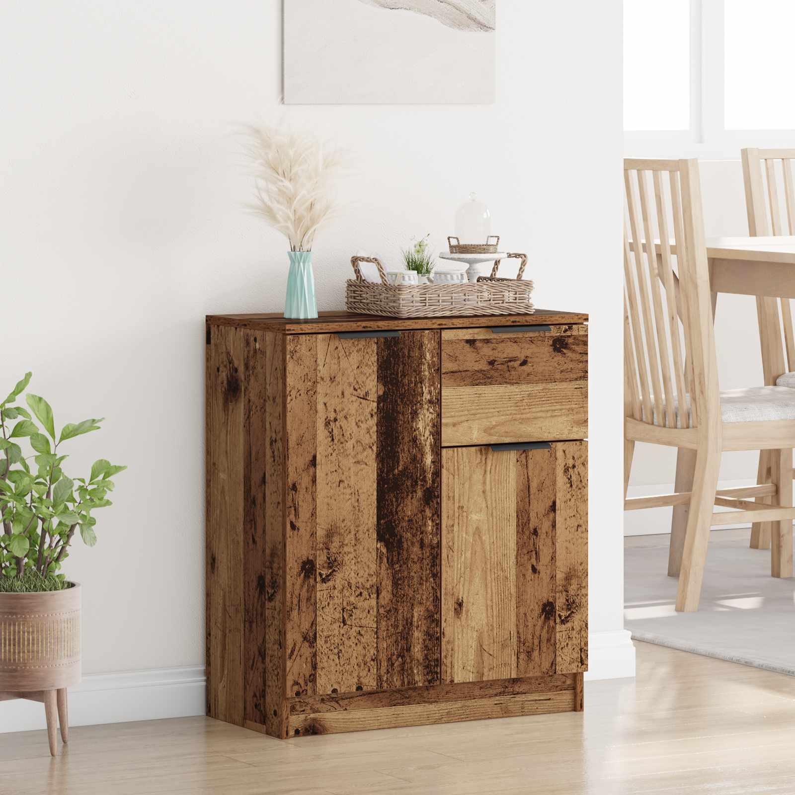 vidaXL Sideboard Old Wood 60 x 30 x 70 cm Engineered Wood 1