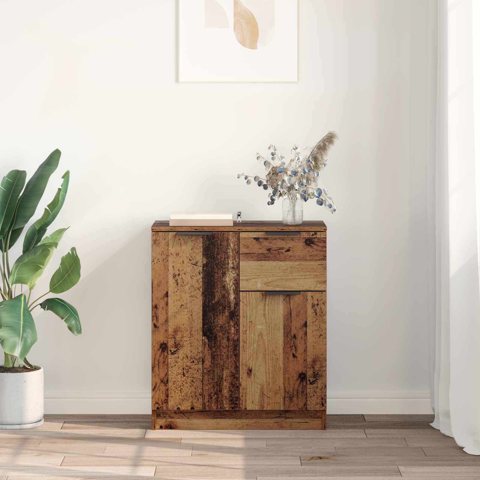 vidaXL Sideboard Old Wood 60 x 30 x 70 cm Engineered Wood 4