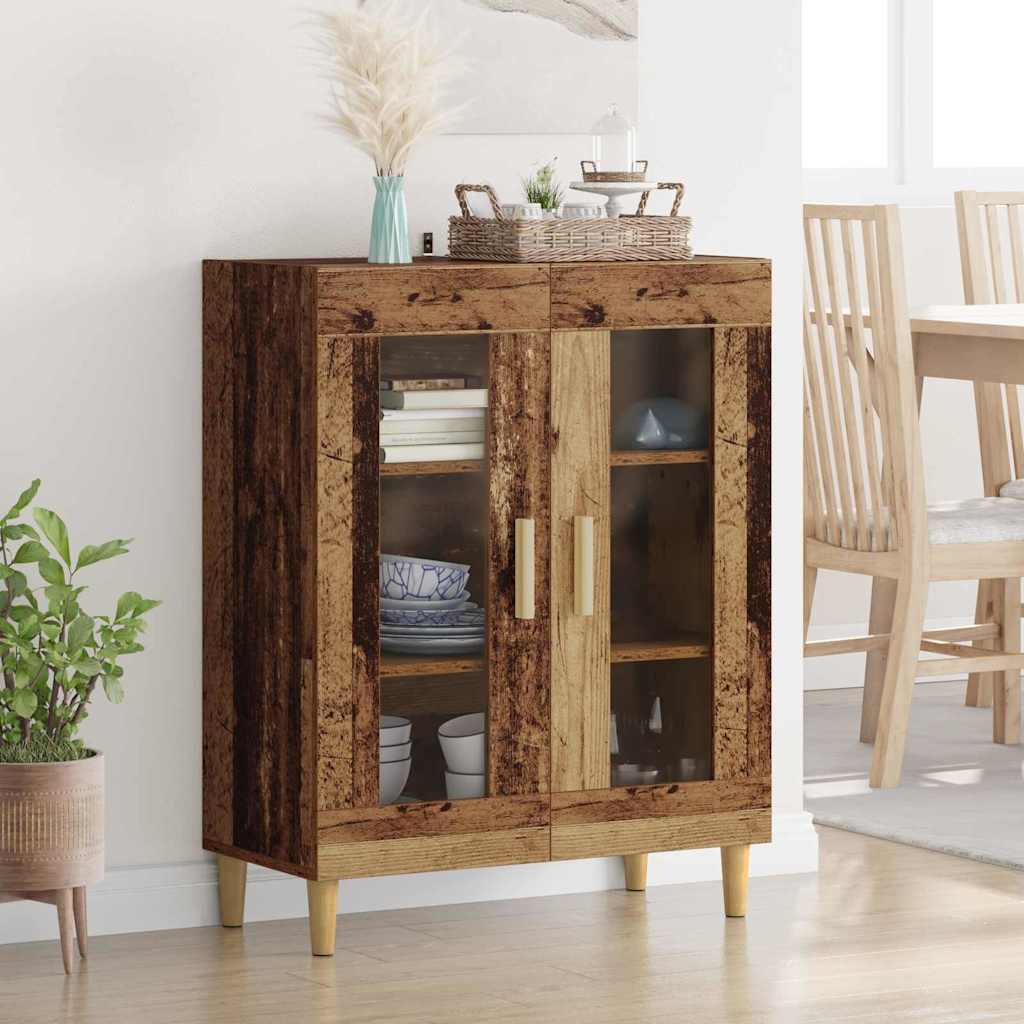 vidaXL Sideboard Old Wood 69.5 x 34 x 90 cm Engineered Wood 1