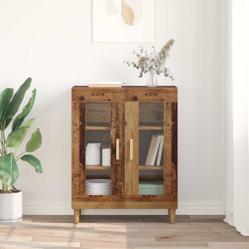 vidaXL Sideboard Old Wood 69.5 x 34 x 90 cm Engineered Wood 4