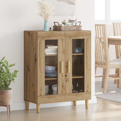 vidaXL Sideboard Artisan Oak 69.5 x 34 x 90 cm Engineered Wood 1