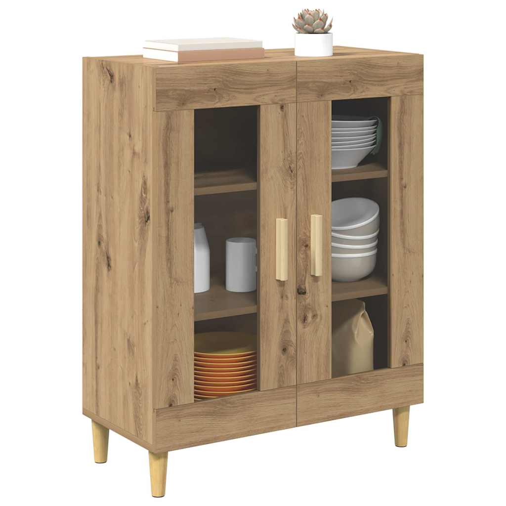 vidaXL Sideboard Artisan Oak 69.5 x 34 x 90 cm Engineered Wood 3