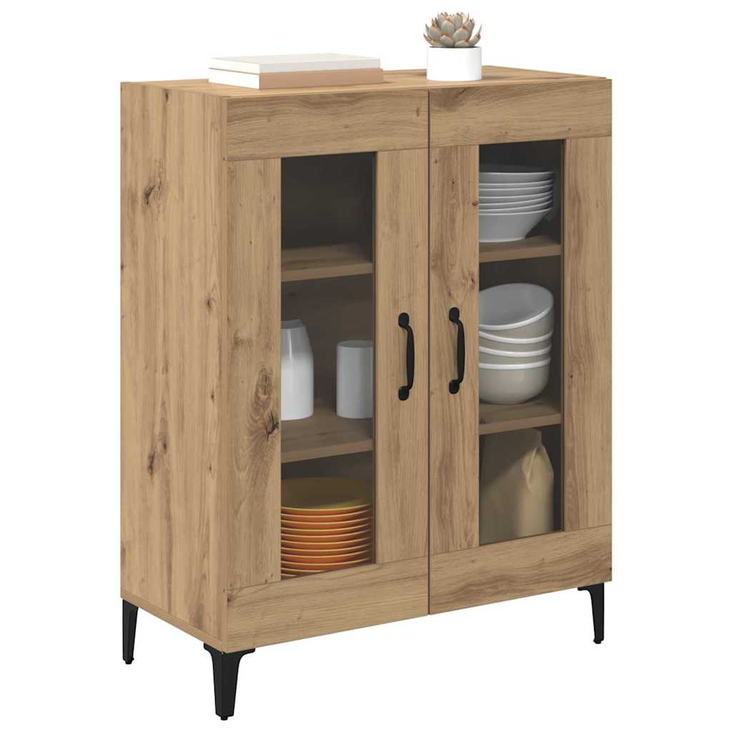 Sideboard 69,5x34x90 cm Engineered Wood Artisan oak