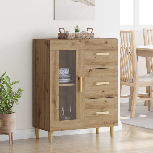 Sideboard 69,5x34x90 cm Engineered Wood Artisan oak