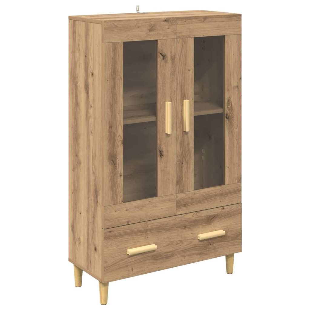 vidaXL Highboard Artisan Oak 70 x 31 x 115 cm Engineered Wood 2