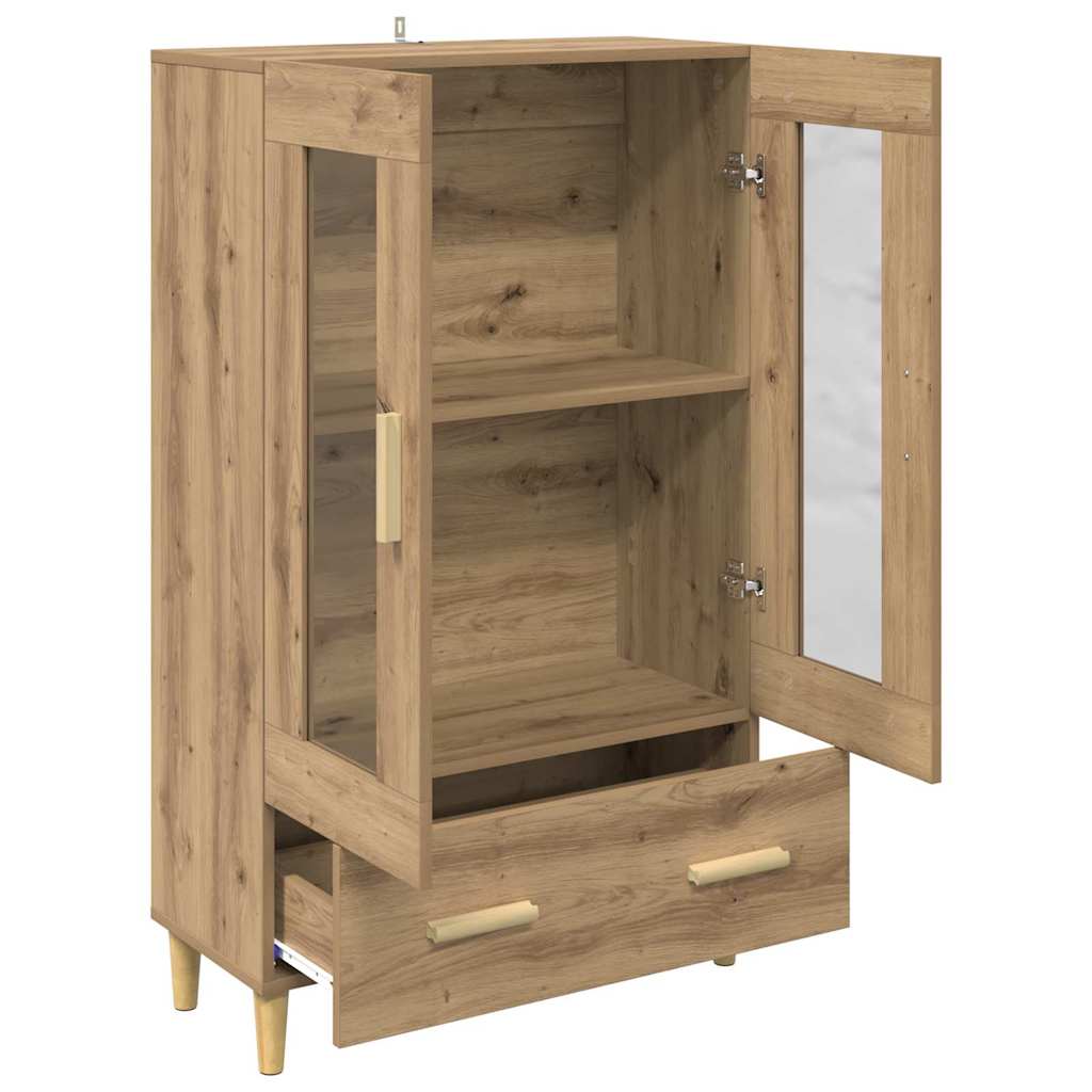 vidaXL Highboard Artisan Oak 70 x 31 x 115 cm Engineered Wood 5