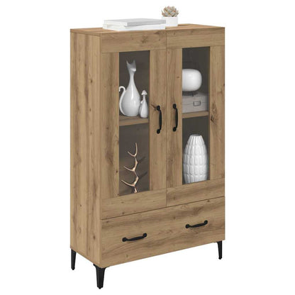 vidaXL Highboard Artisan Oak 70 x 31 x 115 cm Engineered Wood and Iron 3