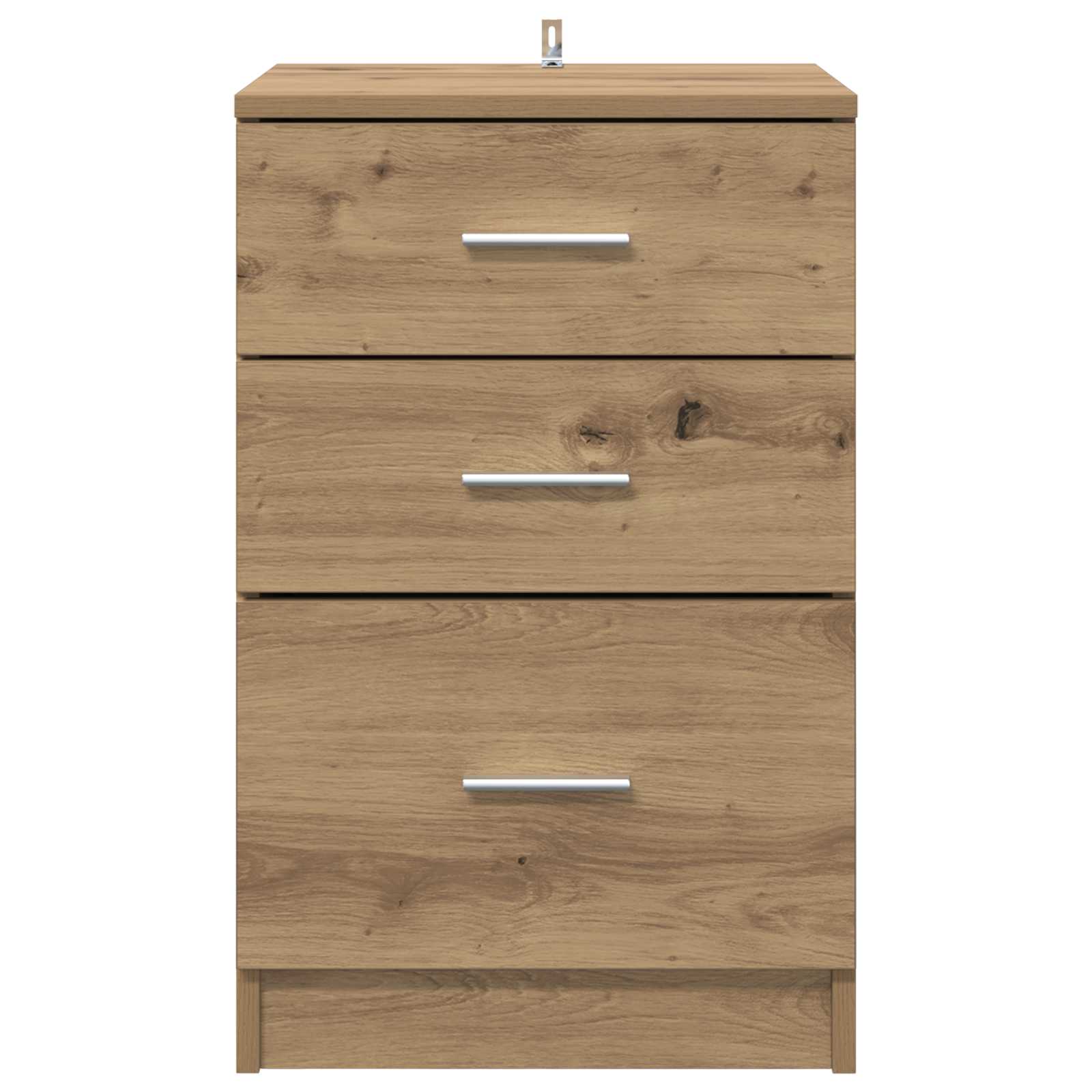 vidaXL Bedside Cabinet Artisan Oak 40 x 40 x 63 cm Engineered Wood 6
