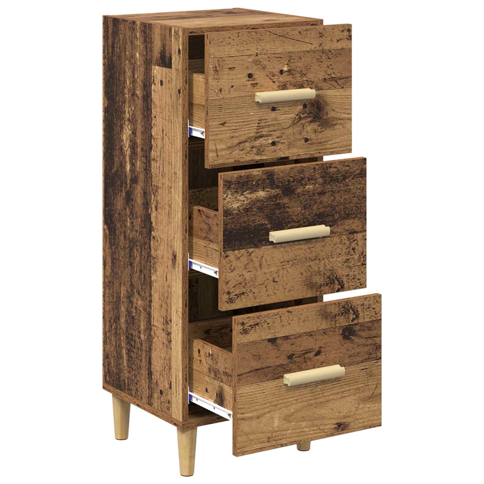 vidaXL Sideboard Old wood 34.5 x 34 x 90 cm Engineered Wood 5