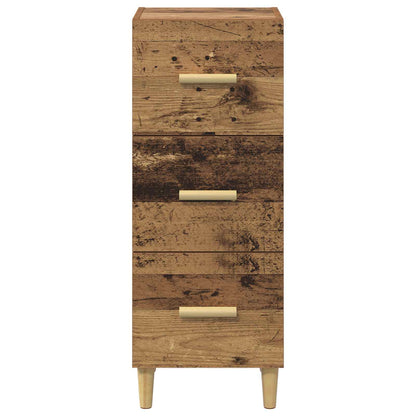 vidaXL Sideboard Old wood 34.5 x 34 x 90 cm Engineered Wood 6