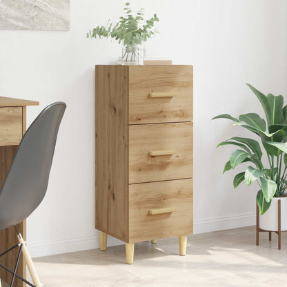 vidaXL Sideboard Artisan oak 34.5 x 34 x 90 cm Engineered Wood 1