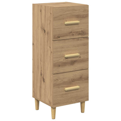 vidaXL Sideboard Artisan oak 34.5 x 34 x 90 cm Engineered Wood 2