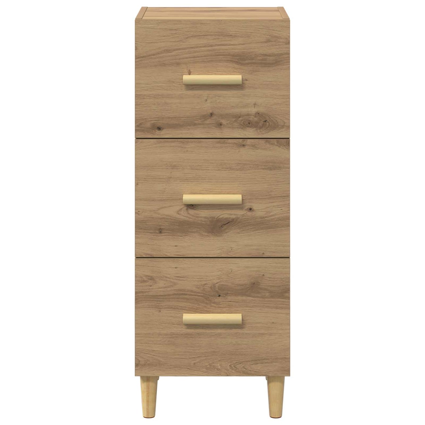 vidaXL Sideboard Artisan oak 34.5 x 34 x 90 cm Engineered Wood 6