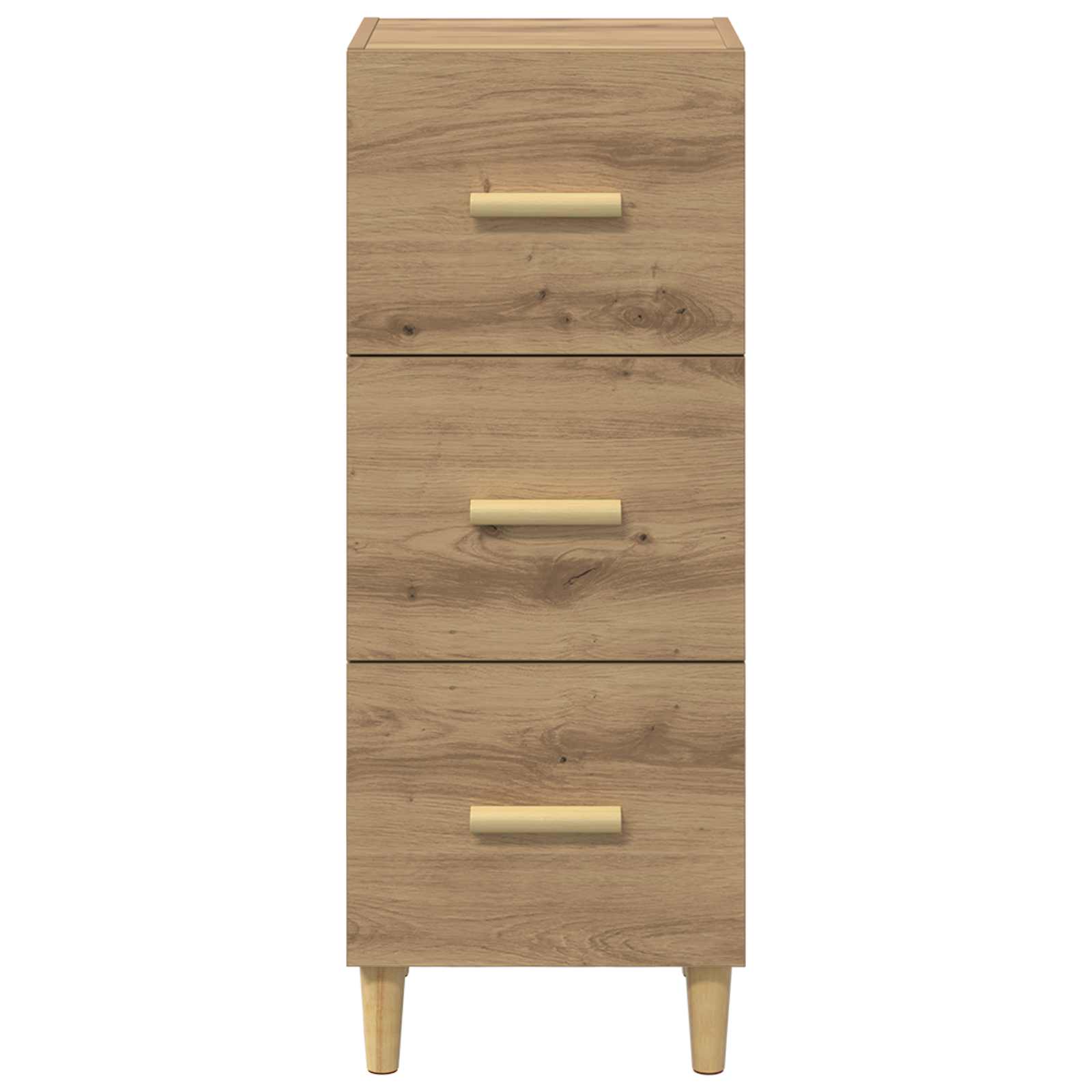 vidaXL Sideboard Artisan oak 34.5 x 34 x 90 cm Engineered Wood 6