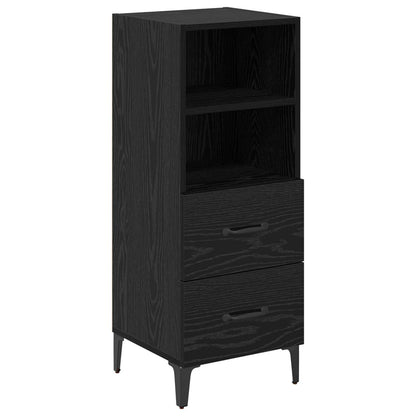 vidaXL Sideboard Black oak 34 x 34.5 x 90 cm Engineered Wood 2