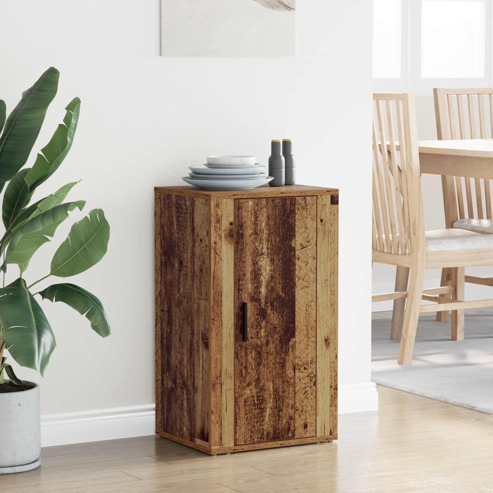 vidaXL Sideboard Old Wood 40 x 33 x 70 cm Engineered Wood 4