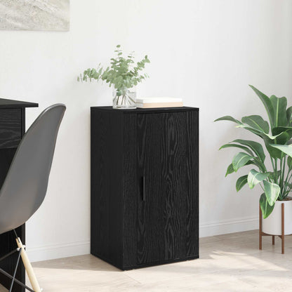 vidaXL Sideboard Black Oak 40 x 33 x 70 cm Engineered Wood 1