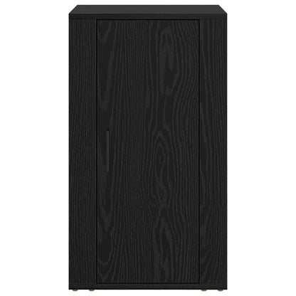 vidaXL Sideboard Black Oak 40 x 33 x 70 cm Engineered Wood 6