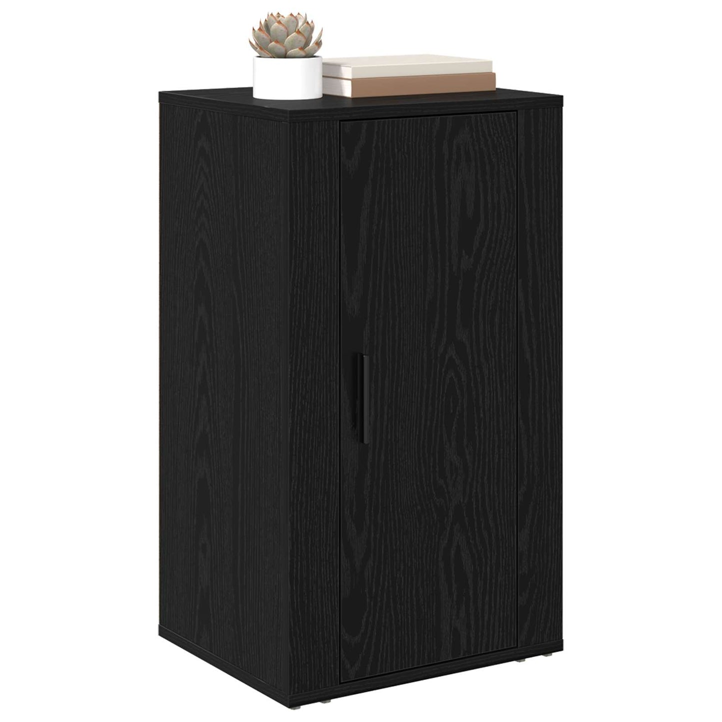 vidaXL Sideboard Black Oak 40 x 33 x 70 cm Engineered Wood 3
