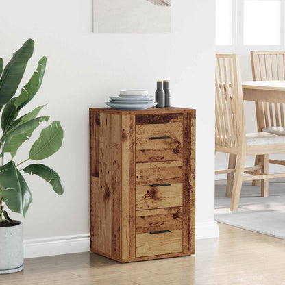vidaXL Sideboard Old Wood 40 x 33 x 70 cm Engineered Wood 4