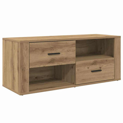 vidaXL TV Cabinet 100 x 35 x 40 cm Artisan Oak Engineered Wood 2