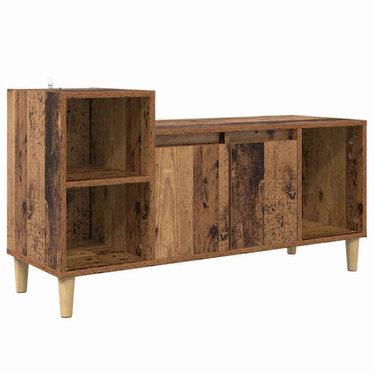 vidaXL TV Cabinet 100 x 35 x 55 cm Old Wood Engineered Wood 2