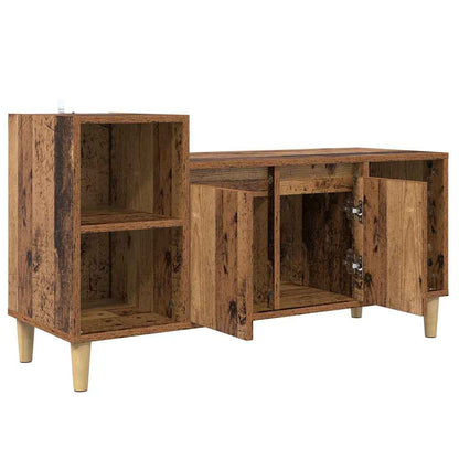 vidaXL TV Cabinet 100 x 35 x 55 cm Old Wood Engineered Wood 5
