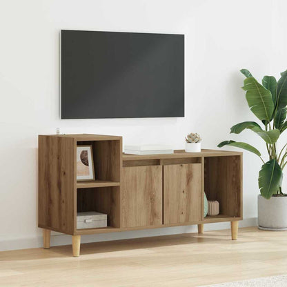 vidaXL TV Cabinet 100 x 35 x 55 cm Artisan Oak Engineered Wood 1