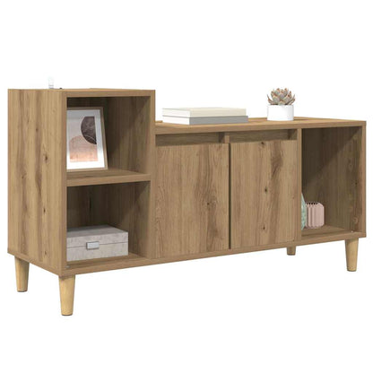 vidaXL TV Cabinet 100 x 35 x 55 cm Artisan Oak Engineered Wood 3