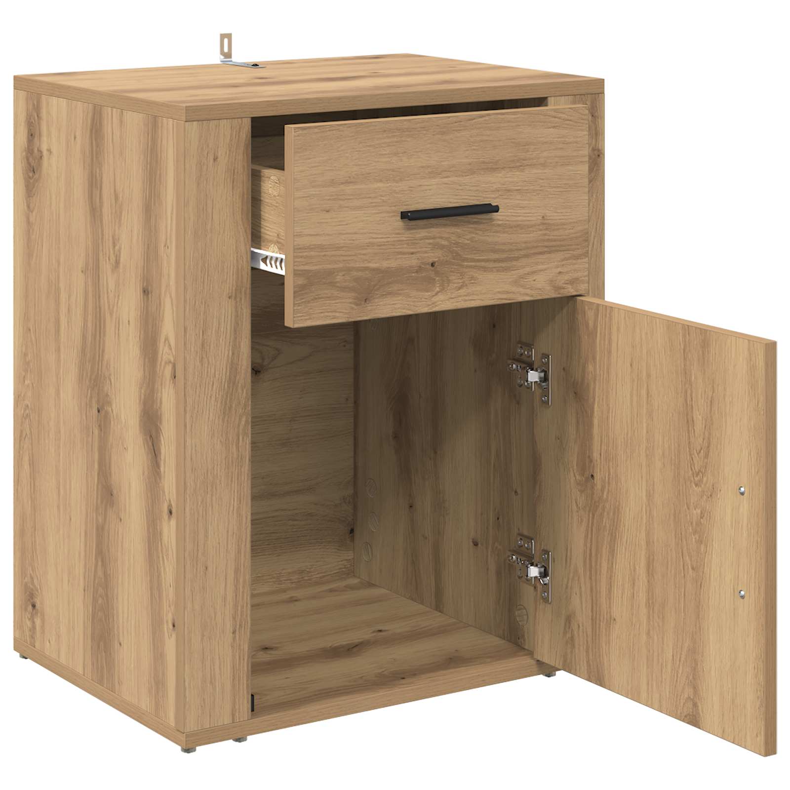 vidaXL Bedside Cabinet Artisan Oak 35 x 50 x 60 cm Engineered Wood 5
