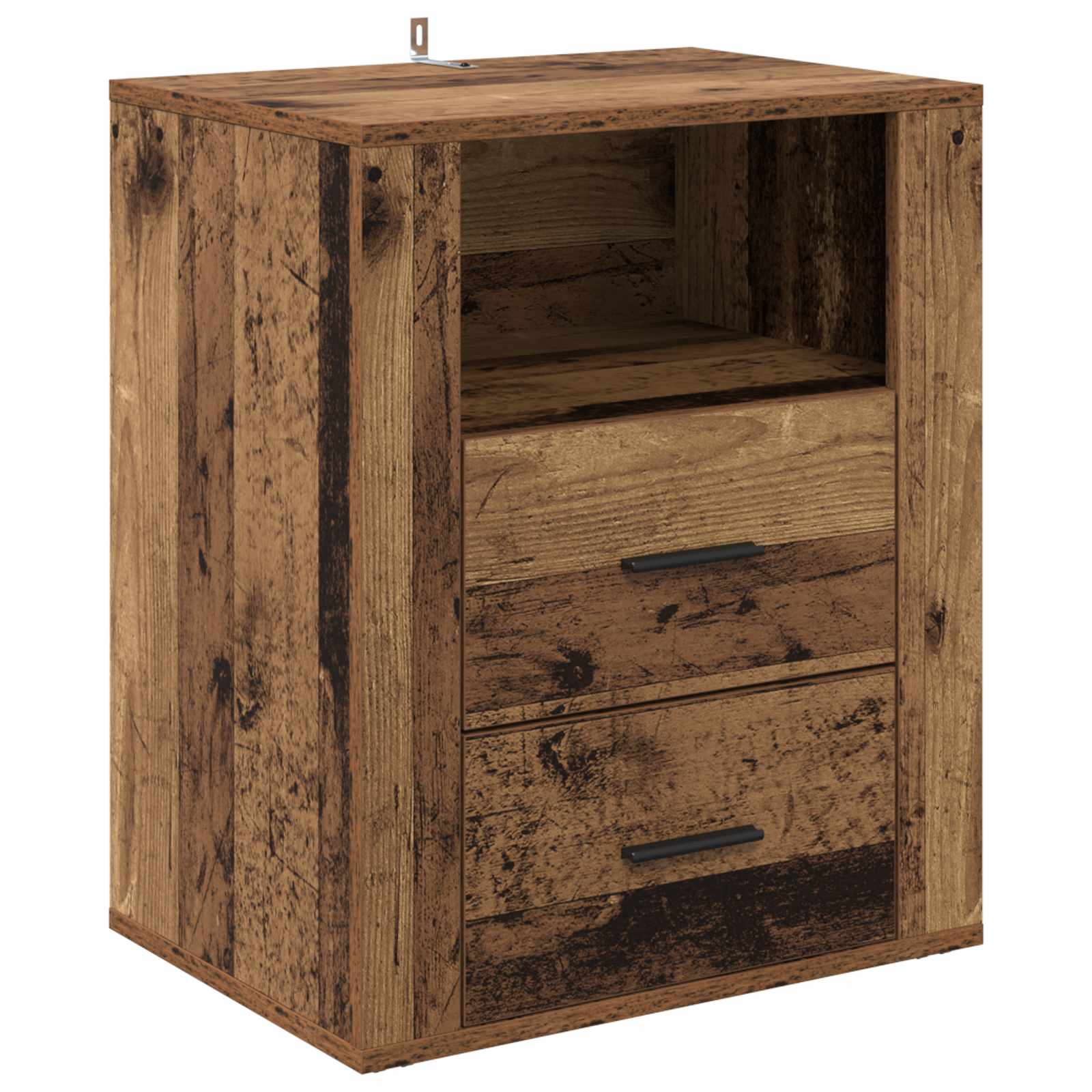 vidaXL Bedside Cabinet Old Wood 35 x 50 x 60 cm Engineered Wood 2