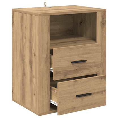 vidaXL Bedside Cabinet Artisan Oak 35 x 50 x 60 cm Engineered Wood 5