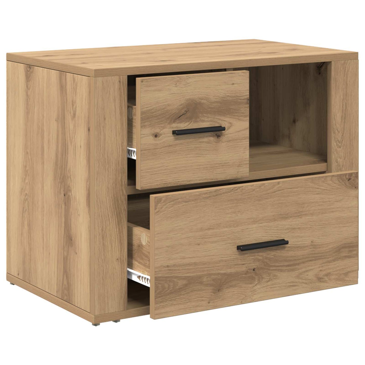 vidaXL Bedside Cabinet Artisan Oak 35 x 60 x 50 cm Engineered Wood 5