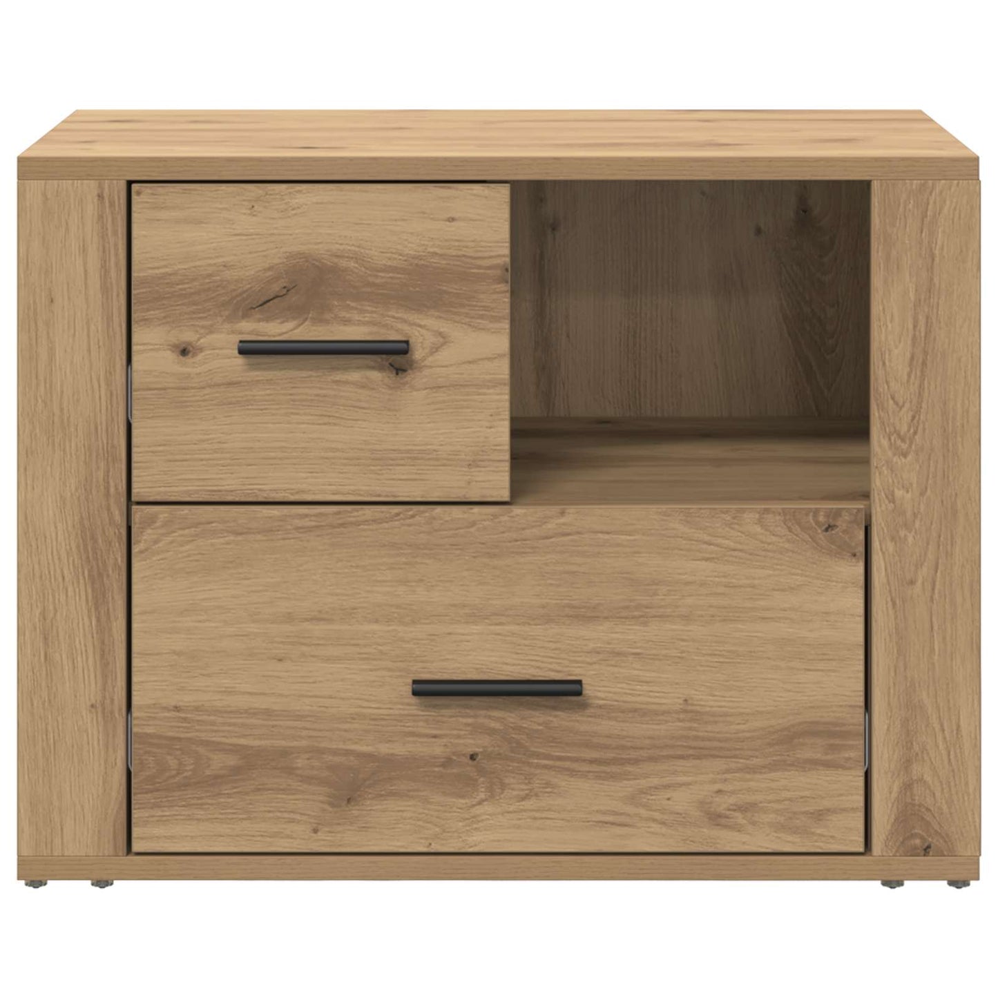 vidaXL Bedside Cabinet Artisan Oak 35 x 60 x 50 cm Engineered Wood 6