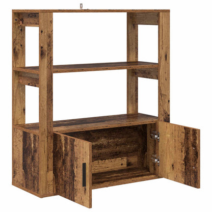 vidaXL Sideboard Old wood 30 x 80 x 90 cm Engineered Wood 5